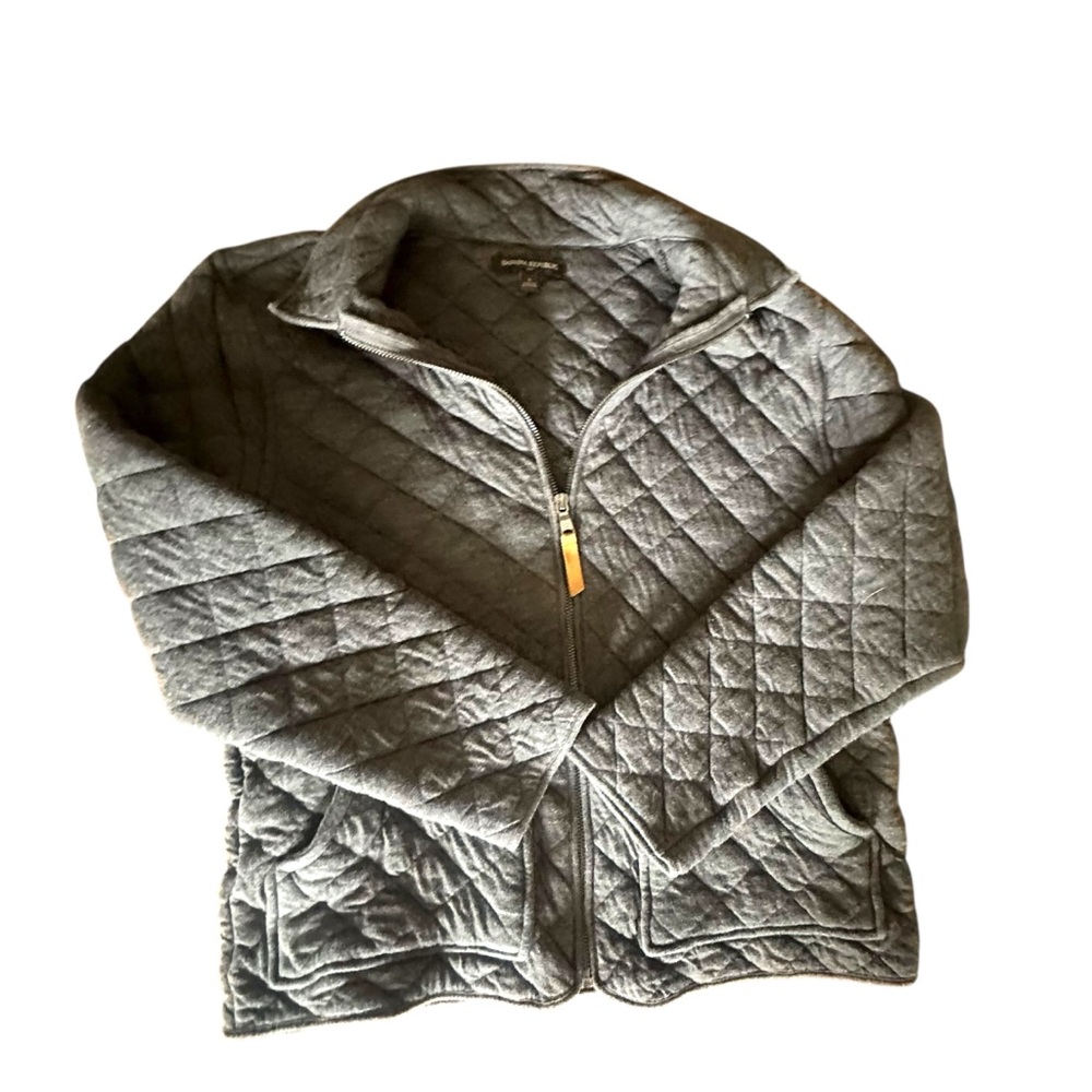 Banana Republic Dark Gray Quilted Jacket